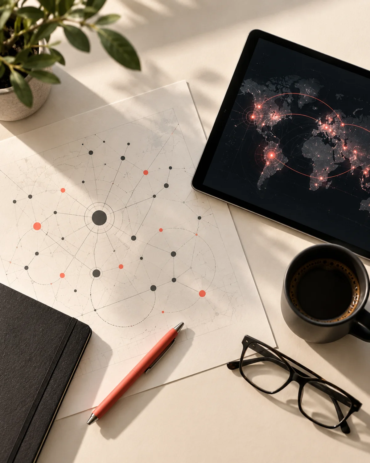 Conceptual illustration for cyber planning.